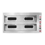 Pizzakemence sütő kétaknás széles XL6+6-os Ferrara-Forni Professional PLUS