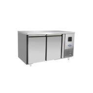 Kétajtós hűtőpult munkalappal GN 1/1 300 liter Atosa