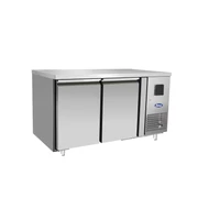 Kétajtós mélyhűtöttpult munkalappal GN 1/1 300 liter Atosa