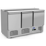 Háromajtós salátahűtő GN 1/1 400 liter Atosa