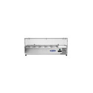 Feltéthűtő üveg felépítménnyel GN 1/4 VRX1400/330 Atosa
