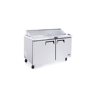 Kétajtós hűtőpult 8xGN 1/3 lecsukható fedéllel 600 liter Atosa