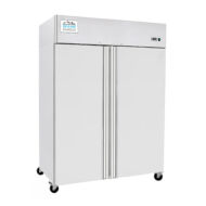 Ipari rozsdamentes kétajtós hűtőszekrény  álló 1200 liter Gn 2/1 Ice-A-Cool by Atosa