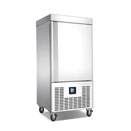 Sokkoló hűtő fagyasztó 15 tálcás GN1/1 és 60×40 EVCO HACCP digitális vezérlés, ipari