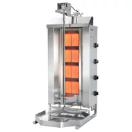 Gyros sütő ipari 4 égős gázüzemű GD4 POTIS földgáz