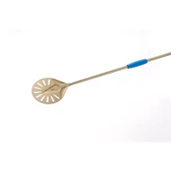 Gold Perforált Aluminium kicsi pizza lapát 23 cm 150 cm nyél