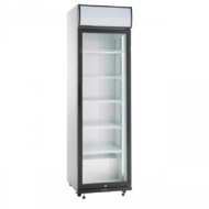 Üvegajtós hűtővitrin 400L