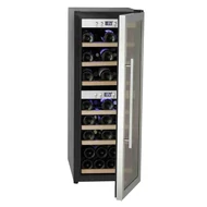 Kétszekciós, kompresszoros borhűtő 125L