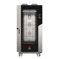 GÁZ KOMBI SÜTŐ 16 TÁLCÁS 600 X 400 MM-ES DIGITÁLIS ÉRINTŐKÉPERNYŐVEL FEKETE MASZK TECHNOLÓGIÁVAL