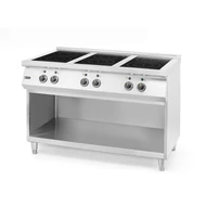 Indukciós tűzhely 6 főzőlappal, HENDI, 400V/25500W, 1200x700x(H)890mm