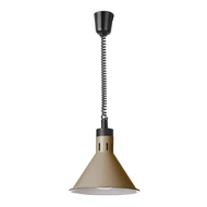 Állítható magasságú melegentartó lámpa, kúpos kivitelű., HENDI, Bézs, 230V/250W, ⌀275x(H)250mm