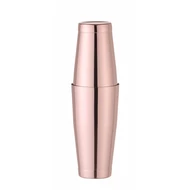 Tin-on-Tin Boston shaker, BarUp, 0,8L, Rézvörös, ⌀90mm