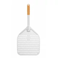 Rövid nyéllel perforált pizza lapát, HENDI, 300x660mm