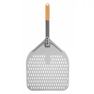 Rövid nyéllel perforált pizza lapát, HENDI, 350x710mm
