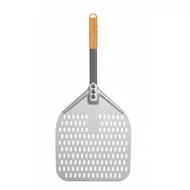 Rövid nyéllel perforált pizza lapát, HENDI, 300x660mm