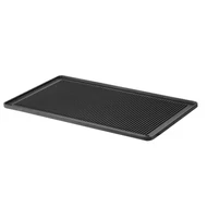 Bordázott grillsütőlap CONVECTOMAT GRILLPLATE, HENDI, GN 1/1, 530x325x(H)15mm