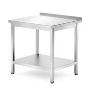 Munkaasztal alul polccal – HENDI, Profi Line, 800x700x(H)850mm