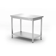 Budget Line munkaasztal alsó polccal – HENDI, Kitchen Line, 1000x600x(H)850mm
