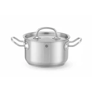 Közepes fazék- fedővel, HENDI, Kitchen Line, 1,8L, ⌀160x(H)95mm