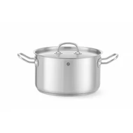 Közepes fazék- fedővel, HENDI, Kitchen Line, 6L, ⌀240x(H)135mm