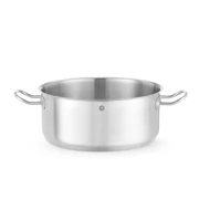 Alacsonyan falú edény - fedél nélkül, HENDI, Kitchen Line, 7,3L, ⌀280x(H)120mm