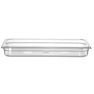 GN edény 1/1, HENDI, Profi Termékcsalád, GN 1/1, 9L, Átlátszó, 530x325x(H)65mm