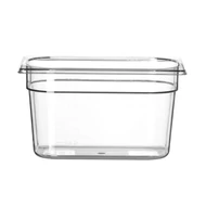 GN edény 1/4, HENDI, Profi Termékcsalád, GN 1/4, 5,5L, Átlátszó, 265x162x(H)200mm