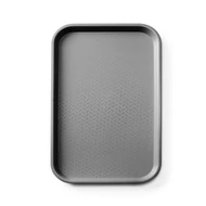 Polipropilén gyorséttermi tálca GN 1/1, AmerBox, GN 1/1, Fekete, 530x325x(H)20mm