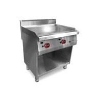 Rostlap gázüzemű 80 cm, 700 mélységű széria, főzősorba, ipari, Ferrara Professional
