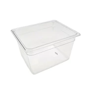 Maxima Gasztronorm tartály 1/2 GN - 20cm mély - 32,5 x 26,5 cm - Polikarbonát