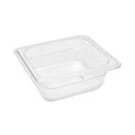 Maxima Gasztronorm tartály 1/6 GN - 6,5cm mély - 17,6 x 16,2 cm - Polikarbonát