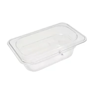 Maxima Gasztronorm tartály 1/9 GN - 6,5cm mély - 17,6 x 10,8 cm - Polikarbonát