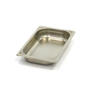 Maxima Gasztronorm tartály 1/4 GN - 4cm mély - 26,5 x 16,2cm - Rozsdamentes acél