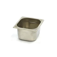 Gastronorm Container - 1/6 GN - 10cm Deep - Stainless Steel