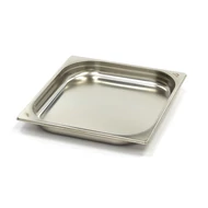 Maxima Gasztronorm tartály 2/3 GN - 4cm mély - 32,5 x 35,4cm - Rozsdamentes acél