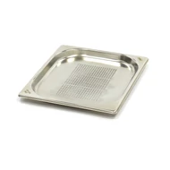 Maxima Gasztronorm tartály 1/2 GN perforált - 2cm mély - 32,5 x 26,5cm - Rozsdamentes acél
