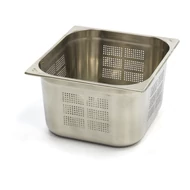 Maxima Gastronorm tartály 2/3 GN - Perforált - 20cm mély - 32,5 x 35,4cm - Rozsdamentes acél