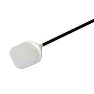 Alumínium téglalap alakú pizza lapát 36x36 cm - 120 cm nyél