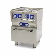 Maxima Commercial Grade tűzhely - 4 égővel - sütővel - elektromos - 60 x 60 cm