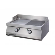 Maxima Heavy Duty grillsütő 1/2 barázdált - dupla - gázüzemű