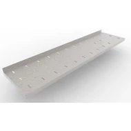 Perforált fali polc konzollal 300 széria, 1330mm hosszú