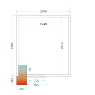 Tefcold Hűtőkamra – 11.6 m³