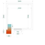Tefcold Fagyasztókamra – 9.14 m³
