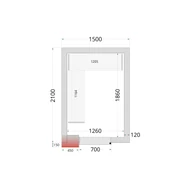 Tefcold Polcrendszer hűtő/fagyasztó/sokkoló kamrába