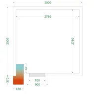 Tefcold Fagyasztókamra – 14.93 m³