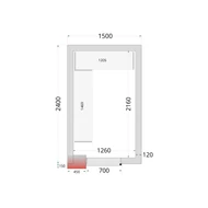 Tefcold Polcrendszer hűtő/fagyasztó/sokkoló kamrába