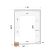 Tefcold Polcrendszer hűtő/fagyasztó/sokkoló kamrába