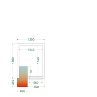 Tefcold Hűtőkamra – 	2.84 m³