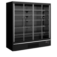 Tefcold Galaxy+ Fekete Szupermarket többpolcos hűtő – 943 L – 4 ajtós