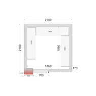Tefcold Polcrendszer hűtő/fagyasztó/sokkoló kamrába